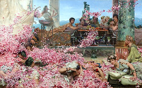 The Roses of Heliogabalus, 1888, Lawrence Alma-Tadema
