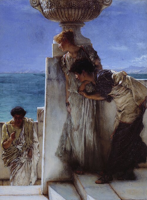 A Foregone Conclusion, 1885, Lawrence Alma-Tadema