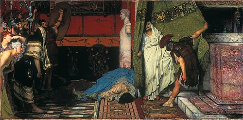 A Roman Emperor (Claudius), 1871, Lawrence Alma-Tadema