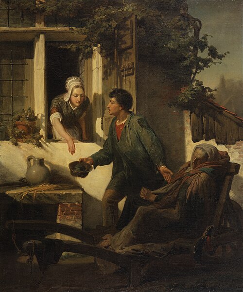 The Blind Beggar, 1856, Lawrence Alma-Tadema
