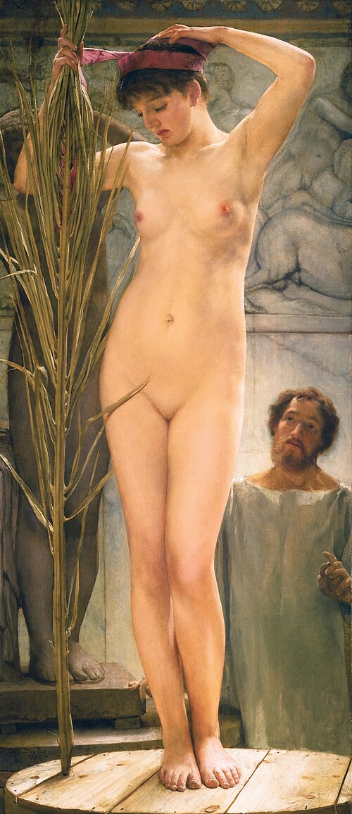 The Sculptor's Model, 1877, Lawrence Alma-Tadema