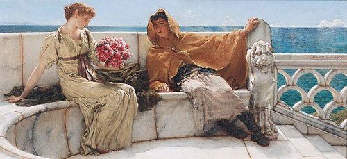 Amo te, ama me, 1881, Lawrence Alma-Tadema