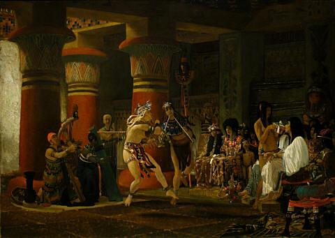Egyptians 3,000 years ago, 1863, Lawrence Alma-Tadema