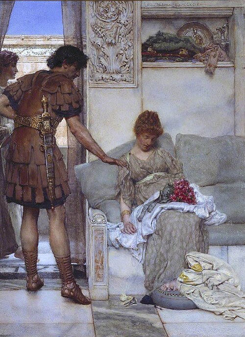 A Silent Greeting, 1889, Lawrence Alma-Tadema