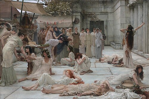 Les Femmes d'Amphissa, 1887, Lawrence Alma-Tadema