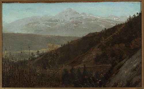Paysage de montagne, 1900, Lawrence Alma-Tadema