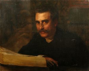 Sir Moses Jacob Ezekiel, 1900, Lawrence Alma-Tadema