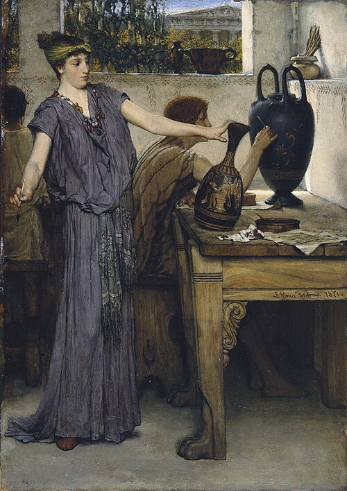 Peintres de vases etrusques, 1871, Lawrence Alma-Tadema