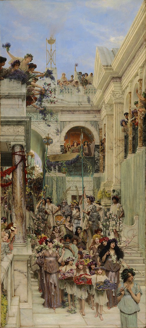 Printemps, 1894, Lawrence Alma-Tadema