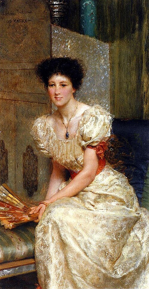 Portrait of Mrs. Charles W. Wyllie, 1893, Lawrence Alma-Tadema