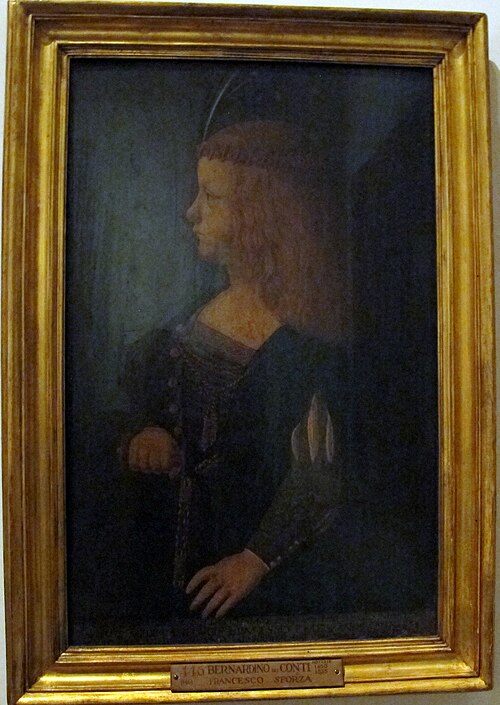 ritratto di francesco sforza, , Bernardino de Conti