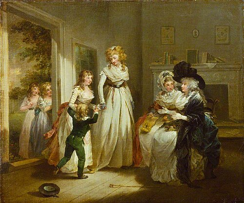 A Visit to the Boarding School, 1788, George Morland