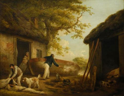 The Boatman's House, , George Morland