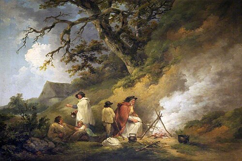 Gipsy Encampment, 1790, George Morland
