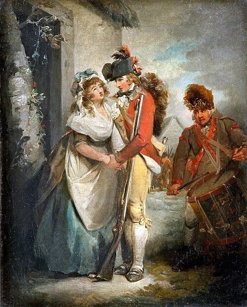 The Soldier's Departure, 1791, George Morland