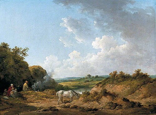 A Gypsy Encampment, 1793, George Morland