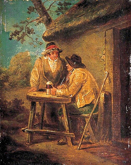 Outside the Alehouse Door, 1791, George Morland