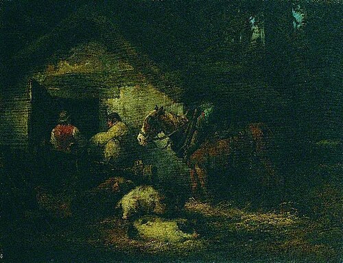The Stable Door, 1791, George Morland