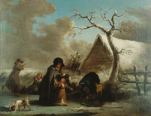 Skating, 1792, George Morland