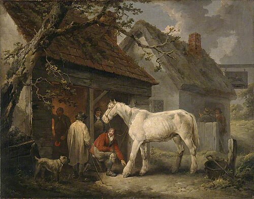 A Farrier's Shop, 1793, George Morland