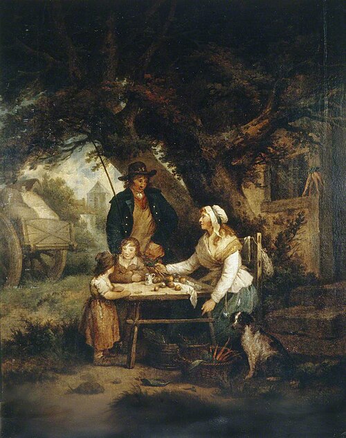 Selling Carrots, 1795, George Morland