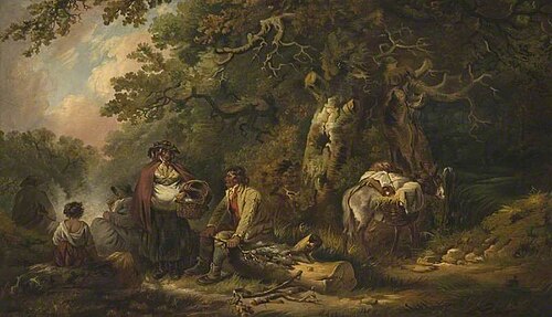 A Halt by the Way, 1797, George Morland