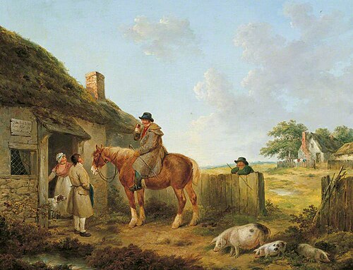 'Old Red Lion' Inn, , George Morland