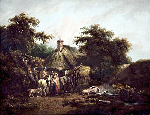 A Country Call, , George Morland