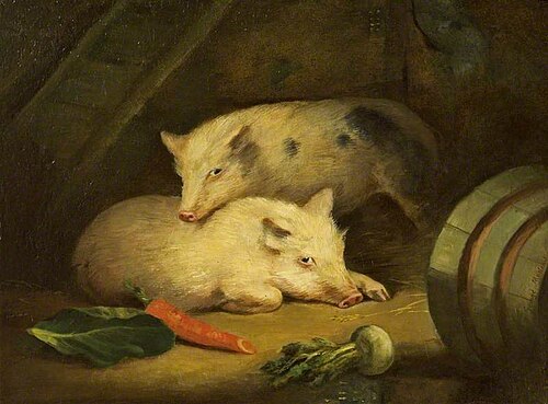 Pigs, , George Morland