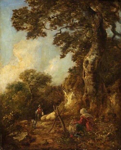 A Woodland Scene, , George Morland