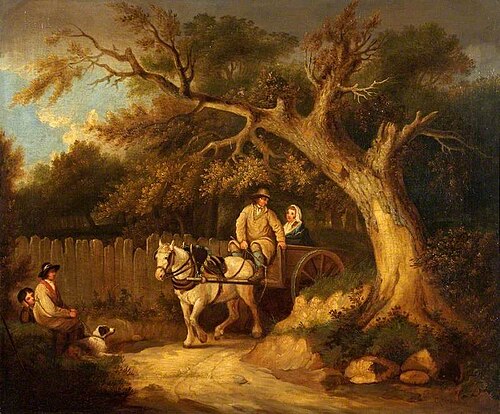 Through the Wood, , George Morland