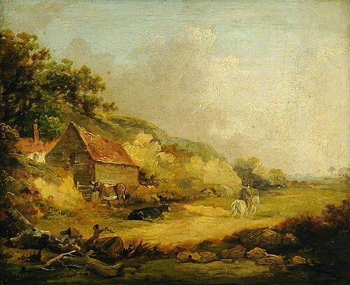 Landscape, , George Morland