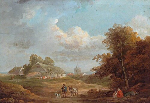 Landscape, , George Morland
