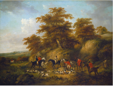 The Death of the Fox, 1791, George Morland