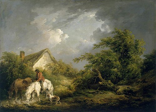 Before a Thunderstorm, 1791, George Morland