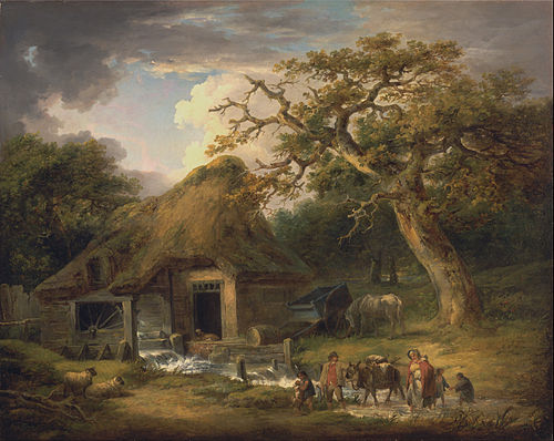 The Old Water Mill, 1790, George Morland