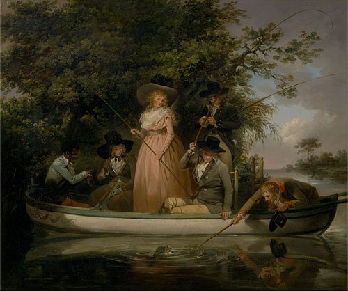 A Party Angling, 1789, George Morland