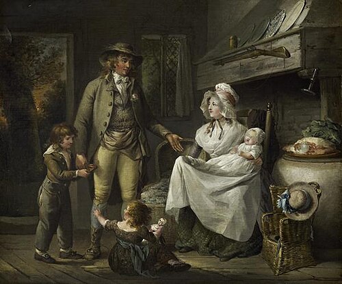 The Comforts of Industry, , George Morland