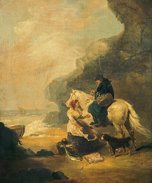 Selling Fish, 1794, George Morland