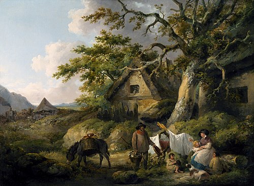 View at Enderby, Leicestershire, 1792, George Morland
