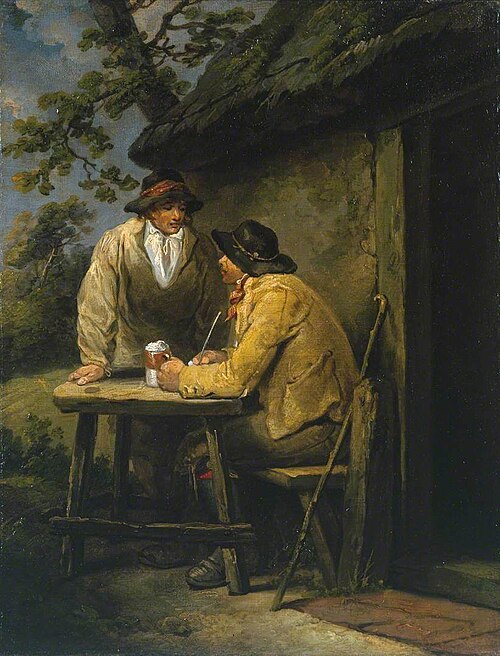 Outside the Ale-House Door, 1792, George Morland