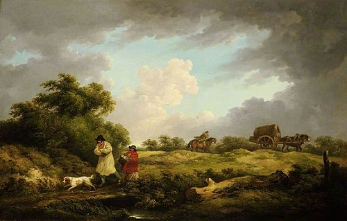 A windy day, , George Morland