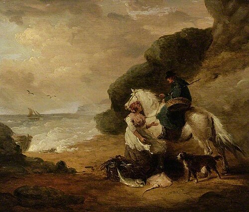 Buying Fish, , George Morland