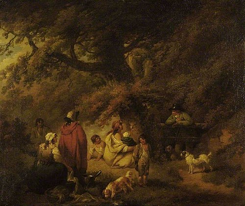 Encampment of Gipsies, , George Morland