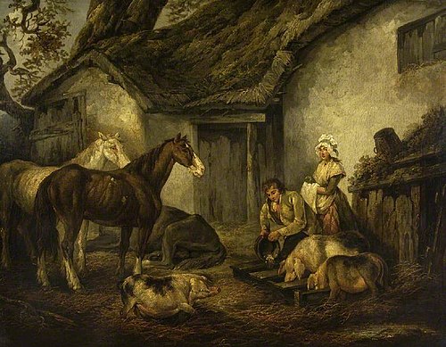The Farmyard, 1797, George Morland