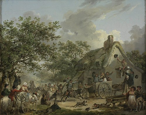 The Ass Race, 1789, George Morland