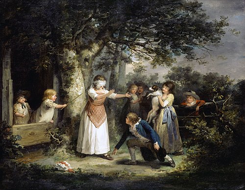 Blind Man's Buff, 1788, George Morland