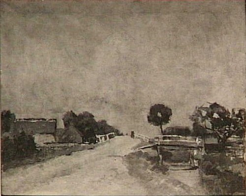 Landschap met brug, 1902, Jan Hillebrand Wijsmuller