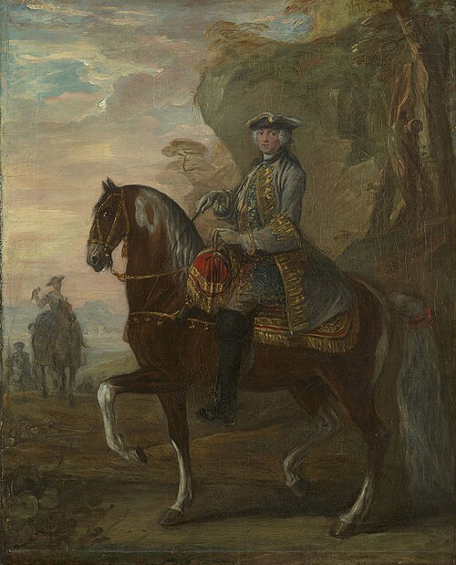 A Man on Horseback, 1737, Charles Parrocel
