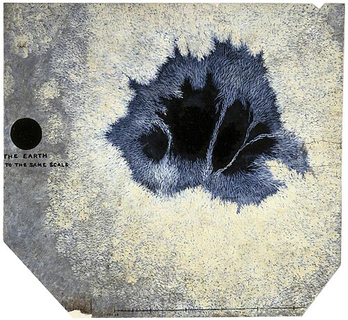 Sunspot, 1860, James Nasmyth